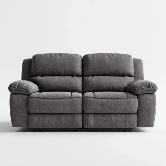 Sofa, 2 ciemnoszara sofa w poliestrze z żeberkami, 170 × 95 × 100 cm