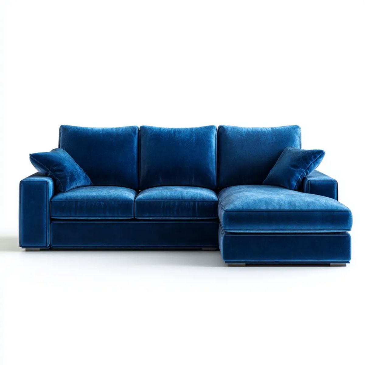 Sofa, Olejek z poliestru Ethervelvet, 250 x 160 x 85 cm